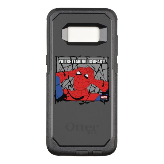 Spider Man You Re Tearing Us Apart Meme Graphic Otterbox Samsung Galaxy Case Zazzle Com