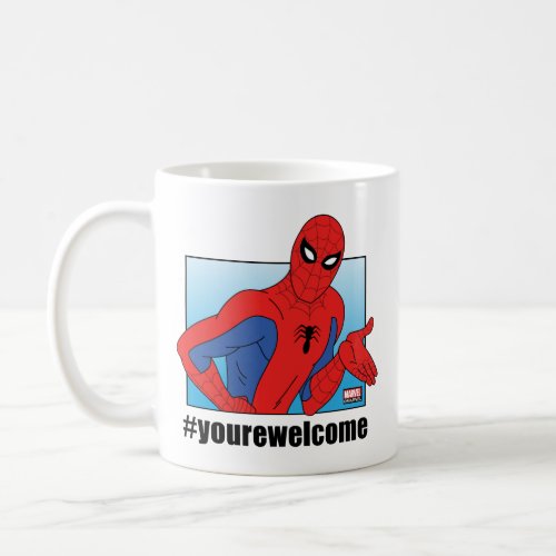Spider_Man yourewelcome Gesture Meme Graphic Coffee Mug