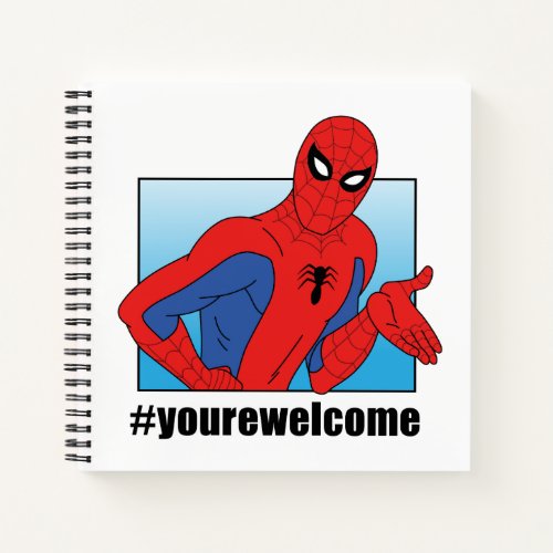 Spider_Man yourewelcome Gesture Meme Graphic Notebook