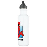 Spider-Man Facepalm Meme Graphic Stainless Steel Water Bottle