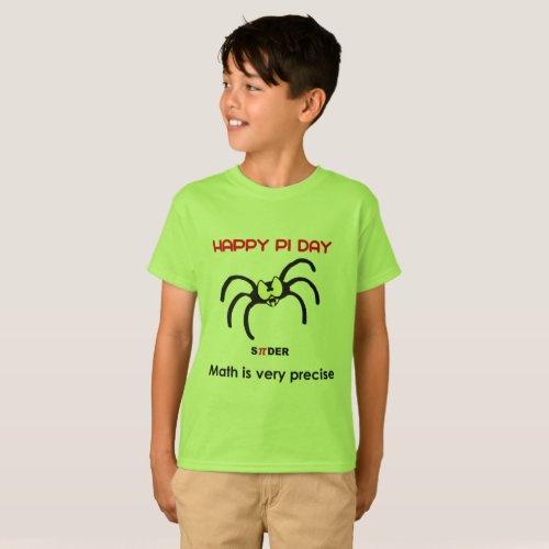 spider math  happy pi day T_Shirt