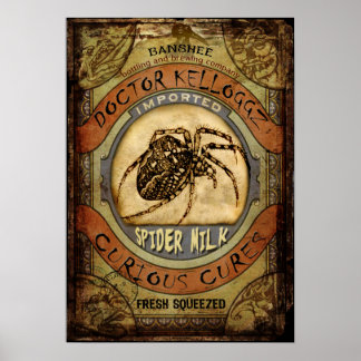 Spider Milk Poster