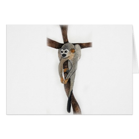 spider monkey pen art (Front Horizontal)