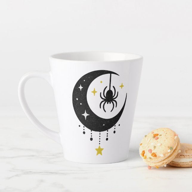 Spider Moon Latte Mug (In Situ)