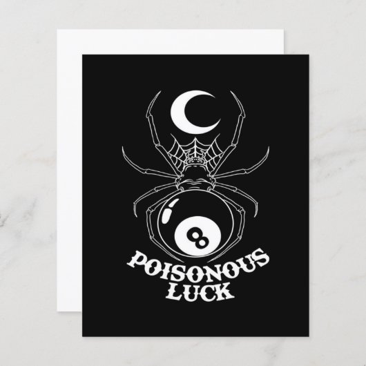 Spider Moon Poisonous Luck (Front/Back)