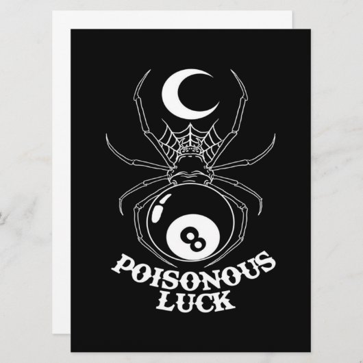 Spider Moon Poisonous Luck (Front/Back)