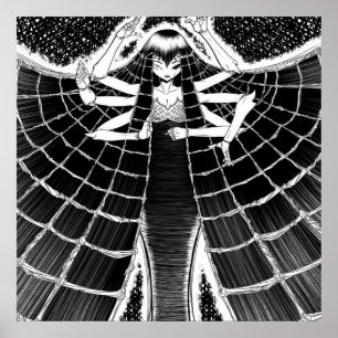 Spider owner gift Cute Spider graphic Poster