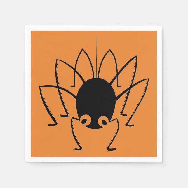 Spider Paper Napkins (Front)