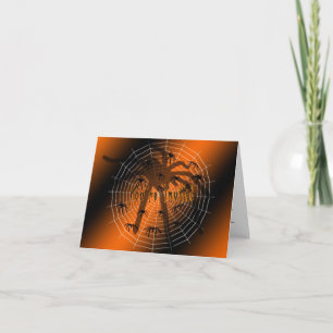 Spider Party Invitation Card
