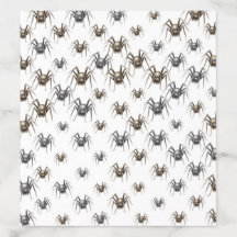 Spider Pattern Spooky Funny Halloween Wedding
