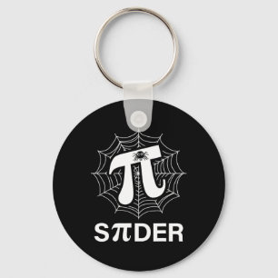 Spider Pi Spider Science Math Teacher Funny Spider Keychain