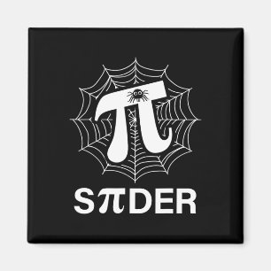 Spider Pi Spider Science Math Teacher Funny Spider Magnet