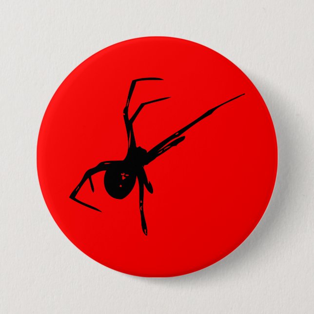 Spider Pinback Button (Front)