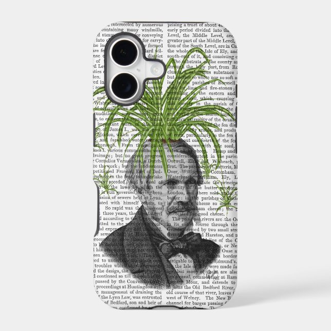 Spider Plant Head Iphone Case (Back)