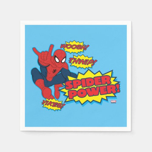 Spider Power Spider_Man Graphic Napkins