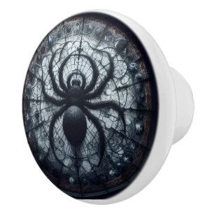 Spider Queen Ceramic Knob