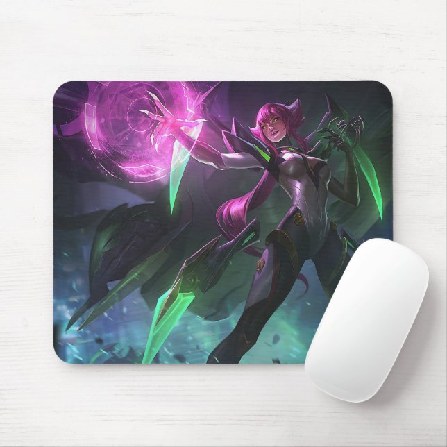 Spider Queen Gaming Mousepad | Gothic Theme Design (With Mouse)