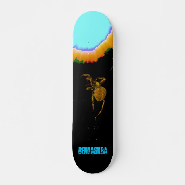 spider rises skateboard deck (Front)