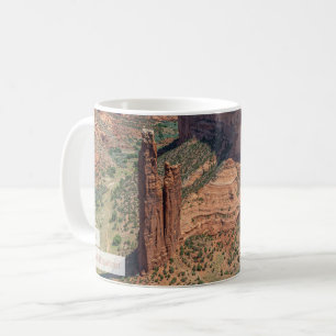 Spider Rock at Canyon de Chelly Psalm 8:9 KJV Coffee Mug