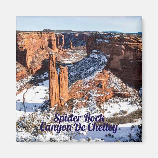 Spider Rock Canyon De Chelley Arizona Magnet (Front)