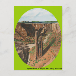 Spider Rock, Canyon de Chelly, Arizona Postcard