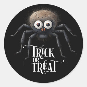 Spider Round Stickers