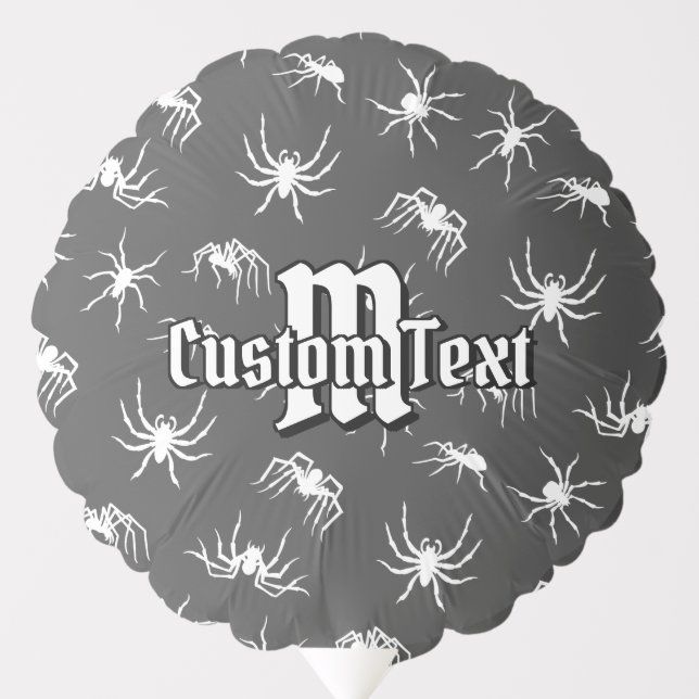 Spider Silhouettes Pattern Balloon (Front)