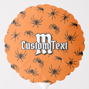 Spider Silhouettes Pattern Balloon