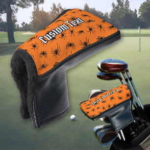Spider Silhouettes Pattern Golf Head Cover