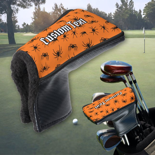 Spider Silhouettes Pattern Golf Head Cover (Creator Uploaded)