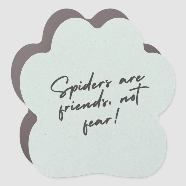 Spider Spirit – Bold Nature-Inspired Design Watch Car Magnet (Front)