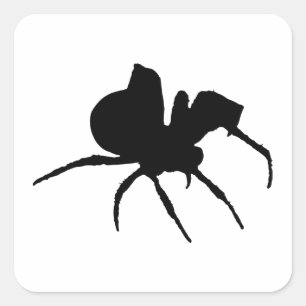 Spider Spooky Halloween Square Sticker