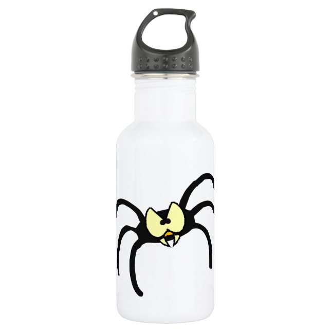 Spider Spooky October Fall Party Destiny Art Water Bottle (Front)