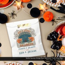 Spider Spooky Vintage Style Halloween Treats