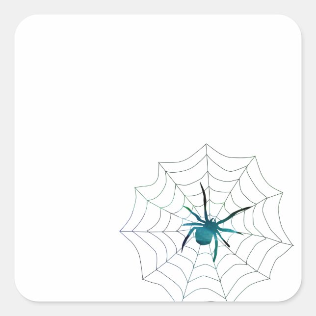 Spider Square Sticker (Front)