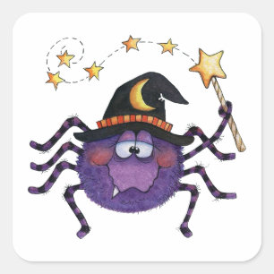 Spider Square Sticker