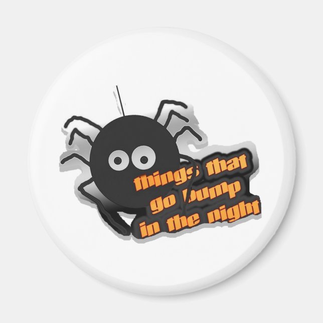 Spider Things that go Bump Magnet (Front)