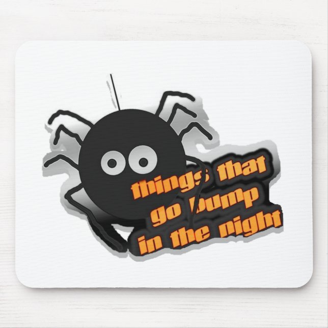 Spider Things that go Bump Mouse Pad (Front)