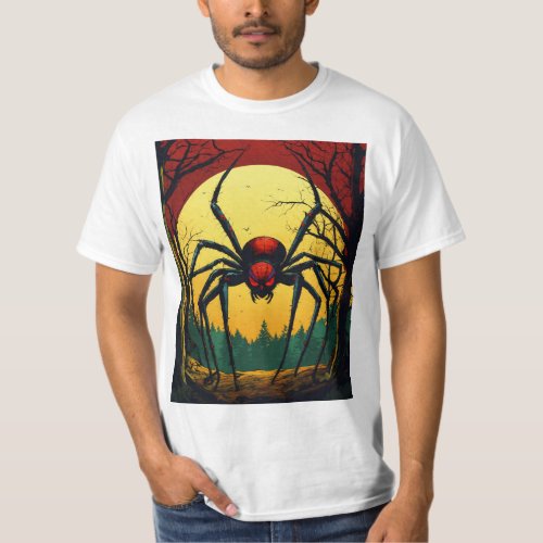 Spider Threads Arachnid Attire Fashionable Fan T_Shirt