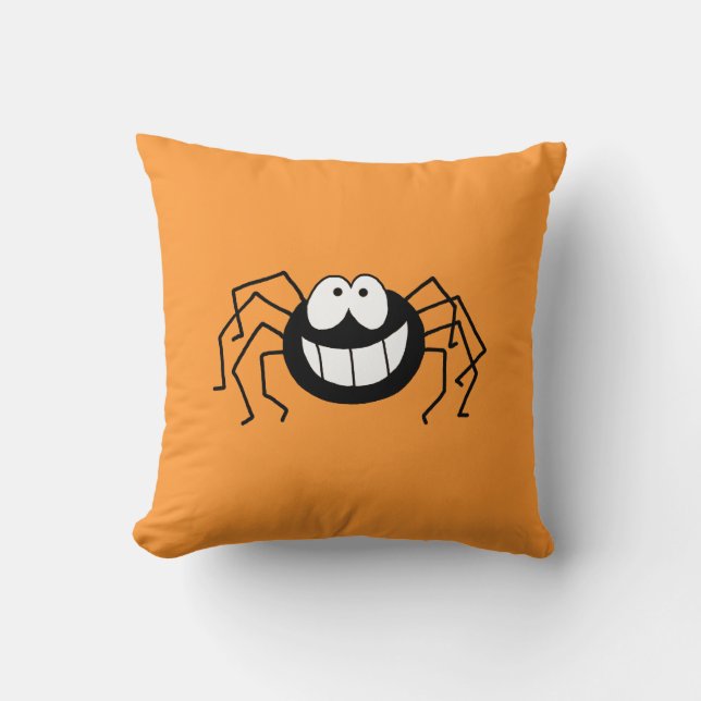 Spider! Throw Pillow (Front)