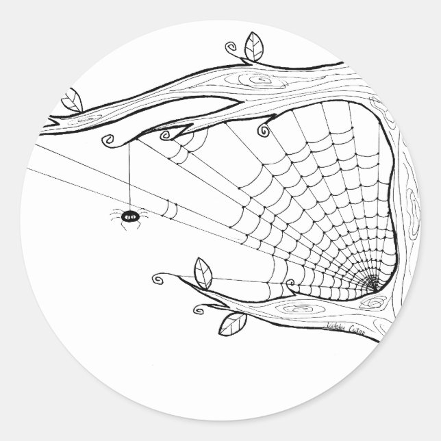 Spider Tree Sticker (Front)