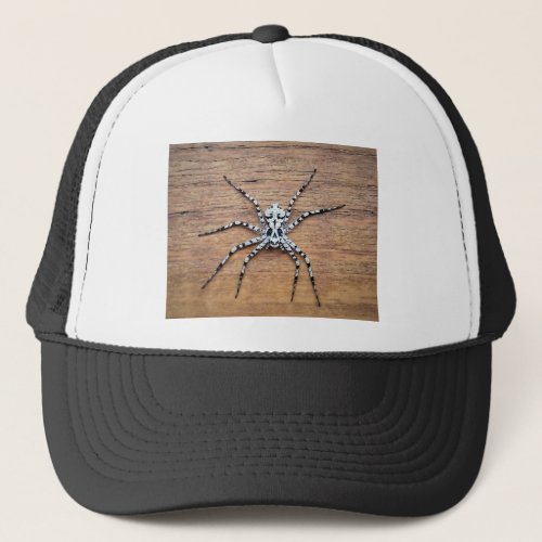 spider trucker hat