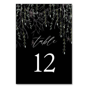 Spider & Twigs Halloween Table Number