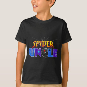 Spider Uncle Design Fathers Day Matching Family T-Shirt