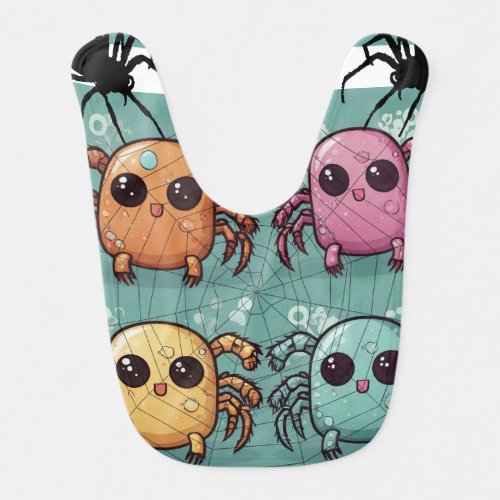 Spider Unique Print  Baby Bib