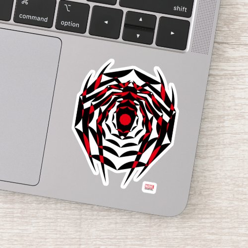 Spider_Verse  Advanced Suit Spider Webbed Emblem Sticker