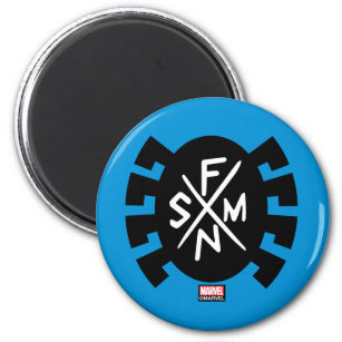 Spider-Verse   Spider-Punk - Hobie Brown Emblem Magnet