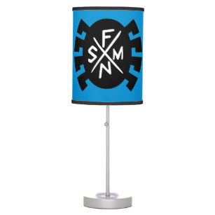 Spider-Verse   Spider-Punk - Hobie Brown Emblem Table Lamp