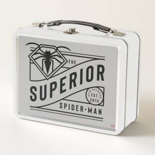 Spider_Verse  Superior Spider_Man Emblem Metal Lunch Box