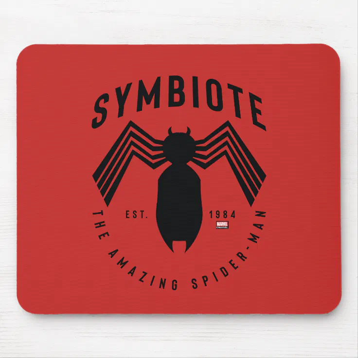 Spider-Verse | Symbiote Amazing Spider-Man Emblem Mouse Pad | Zazzle